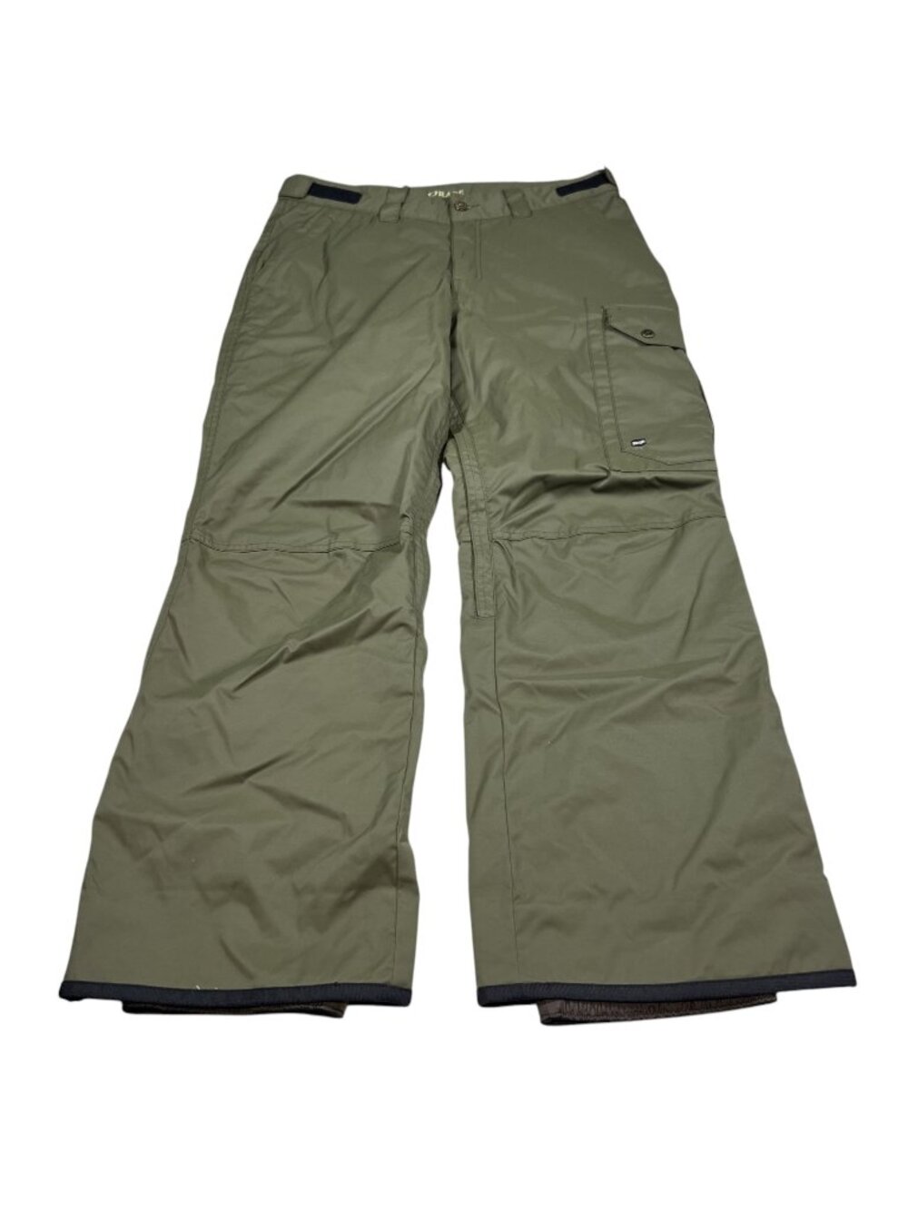 Orage Prime Mens Olive Green Snowboard Cargo Ski Pants Size Large (36x30)